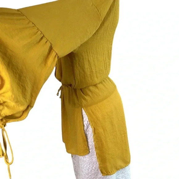 Boho top,tunic,rare bohemian,fairy,peasant,sz 6,Phoebe vibe ,puffed ,feminine - Picture 14 of 16